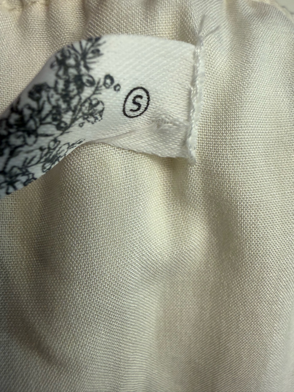 NWT Altar’d State Strapless Smocked Dress in Ivory with brown Stripe Size Small - Picture 7 of 14